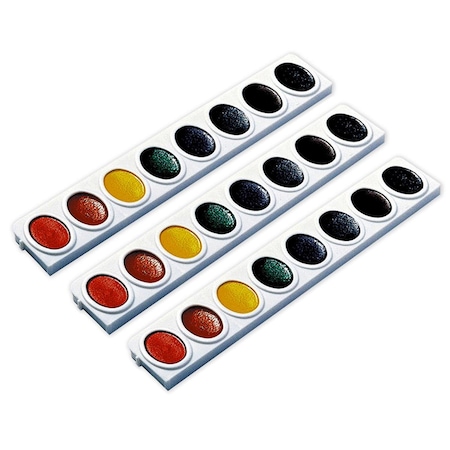 Workstationpro 3 Refill Trays Oval Pan Watercolors - Box of 3 TH2232577